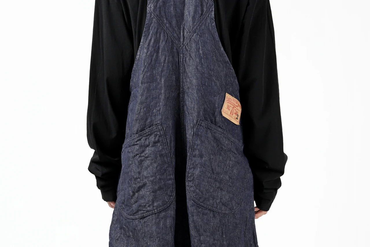 KLASICA MB OVERALL / DEEP DYED LINEN DENIM (NAVY) - Image 36