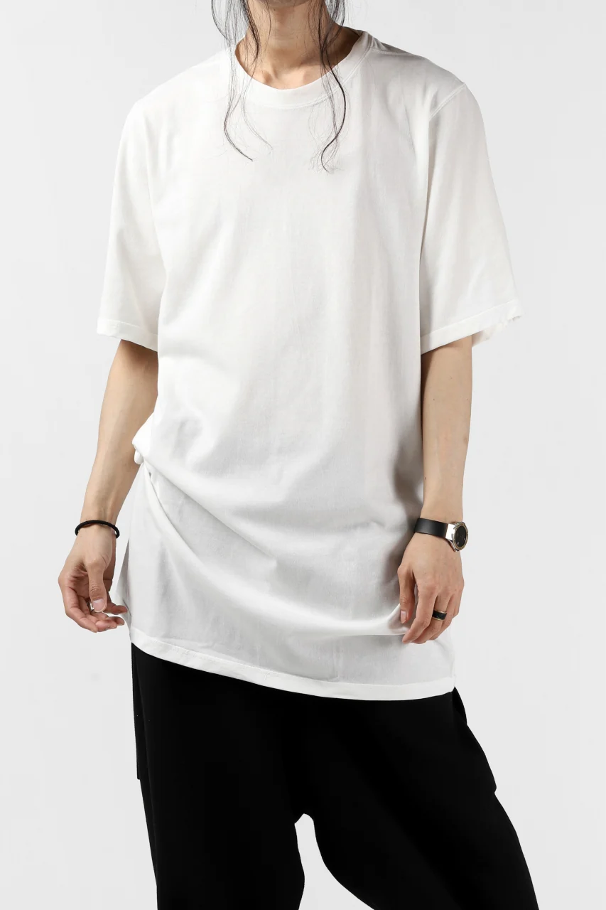 KLASICA MORE(edit.2) LOOSEY T-SHIRT / DRY TWILL JERSEY (ECRU) - Image 10
