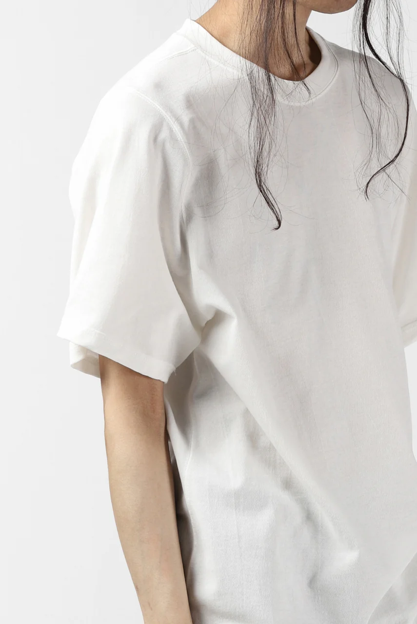 KLASICA MORE(edit.2) LOOSEY T-SHIRT / DRY TWILL JERSEY (ECRU) - Image 12