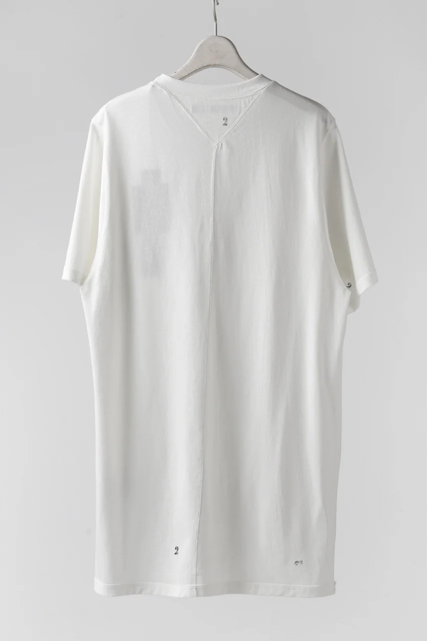 KLASICA MORE(edit.2) LOOSEY T-SHIRT / DRY TWILL JERSEY (ECRU) - Image 16