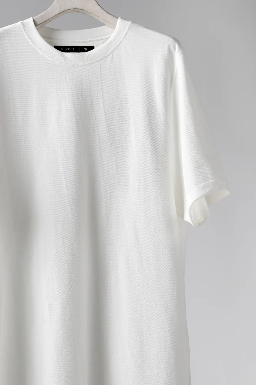 KLASICA MORE(edit.2) LOOSEY T-SHIRT / DRY TWILL JERSEY (ECRU) - Image 17