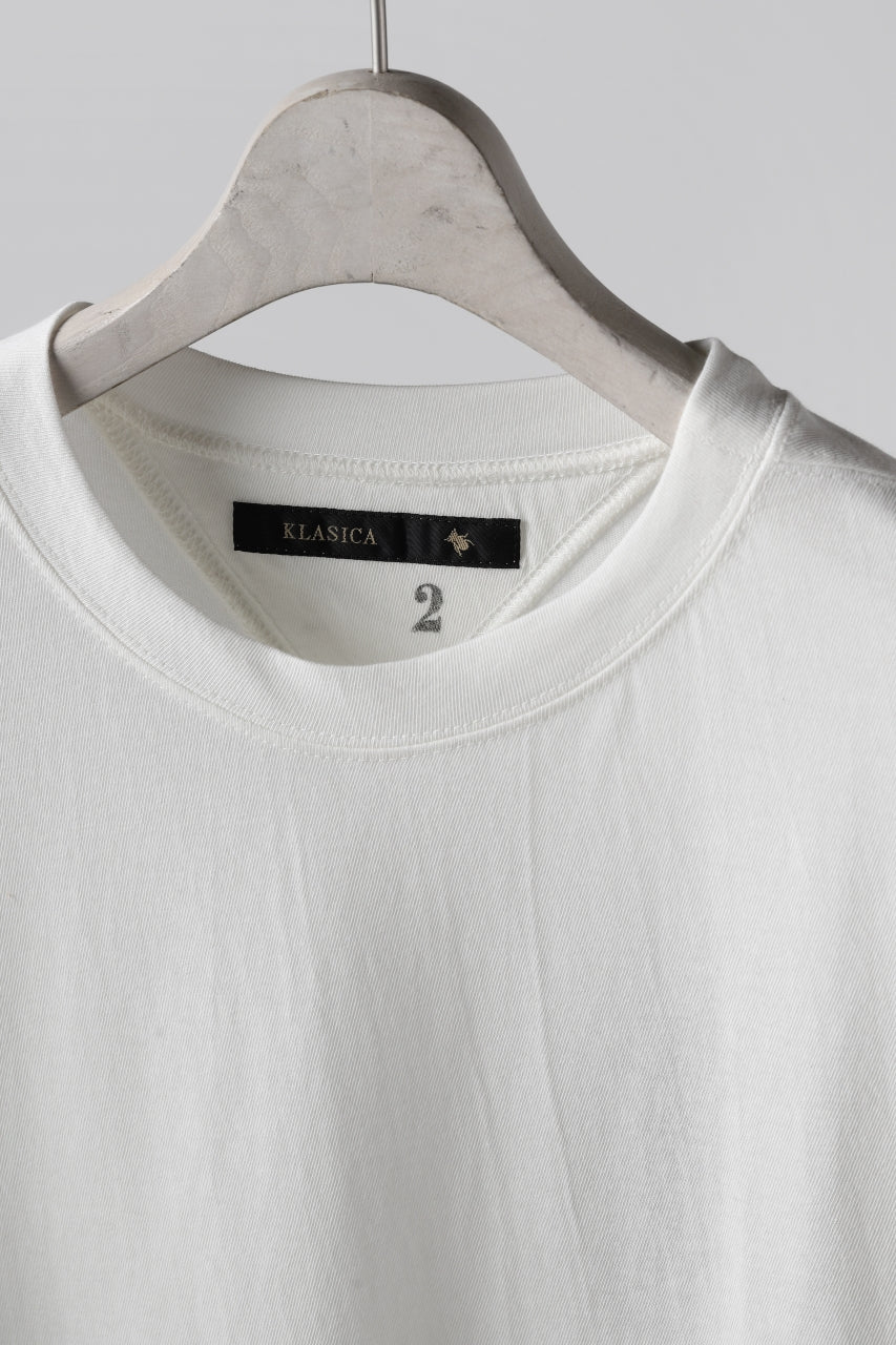 KLASICA MORE(edit.2) LOOSEY T-SHIRT / DRY TWILL JERSEY (ECRU) - Image 18