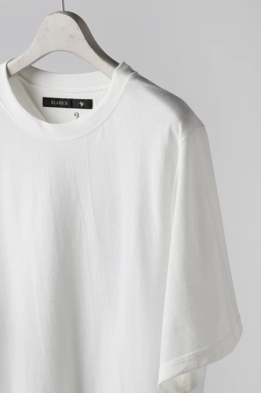 KLASICA MORE(edit.2) LOOSEY T-SHIRT / DRY TWILL JERSEY (ECRU) - Image 20