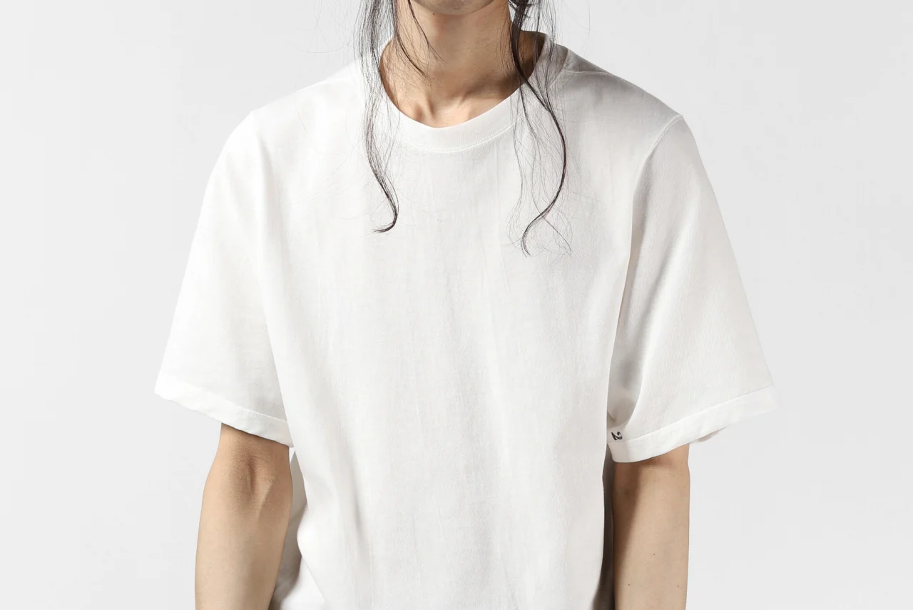 KLASICA MORE(edit.2) LOOSEY T-SHIRT / DRY TWILL JERSEY (ECRU) - Image 26