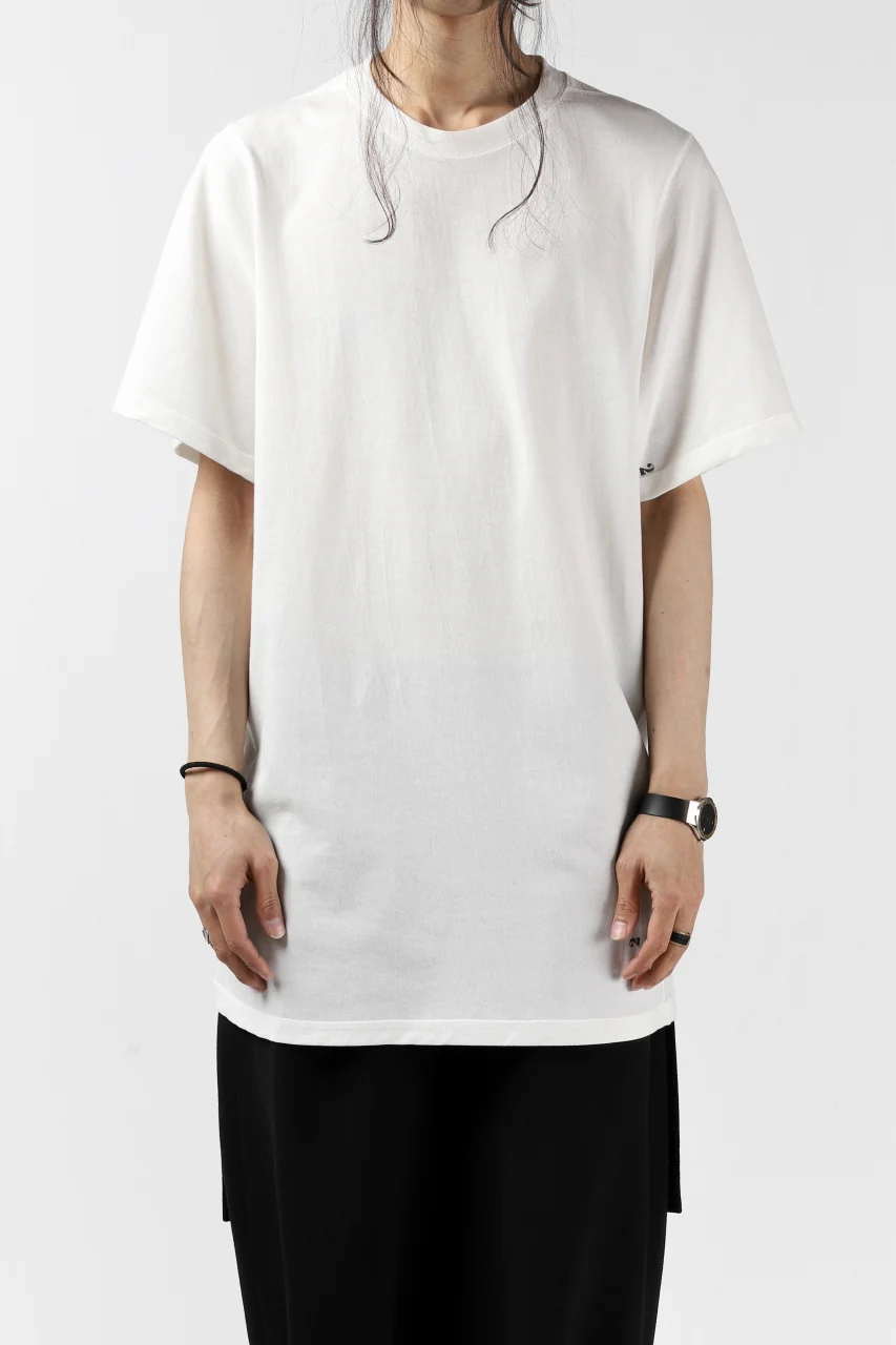 KLASICA MORE(edit.2) LOOSEY T-SHIRT / DRY TWILL JERSEY (ECRU) - Image 3