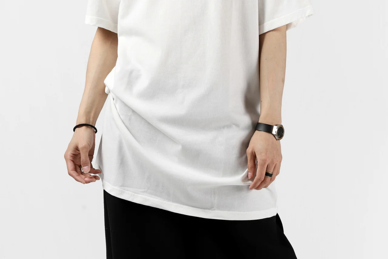 KLASICA MORE(edit.2) LOOSEY T-SHIRT / DRY TWILL JERSEY (ECRU) - Image 30
