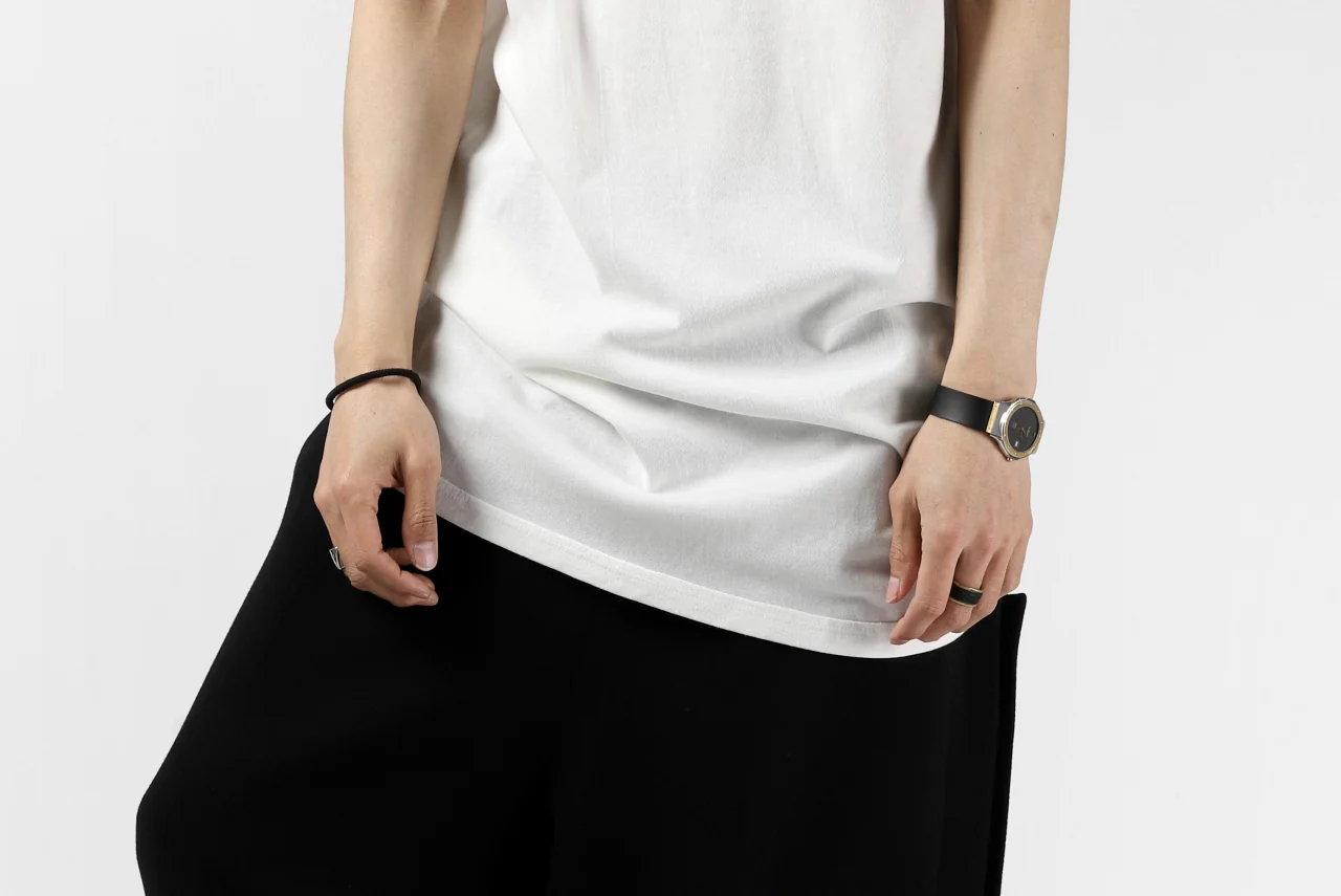 KLASICA MORE(edit.2) LOOSEY T-SHIRT / DRY TWILL JERSEY (ECRU) - Image 31
