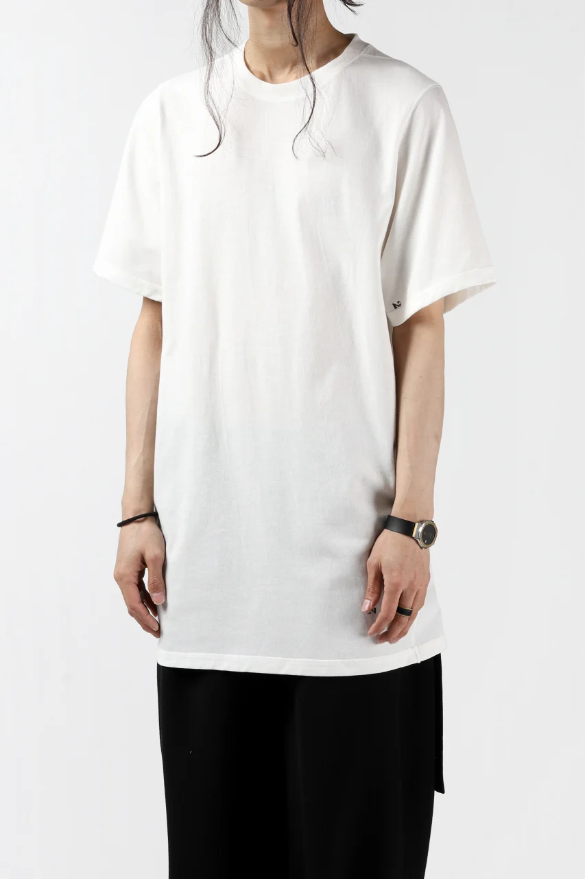 KLASICA MORE(edit.2) LOOSEY T-SHIRT / DRY TWILL JERSEY (ECRU) - Image 4