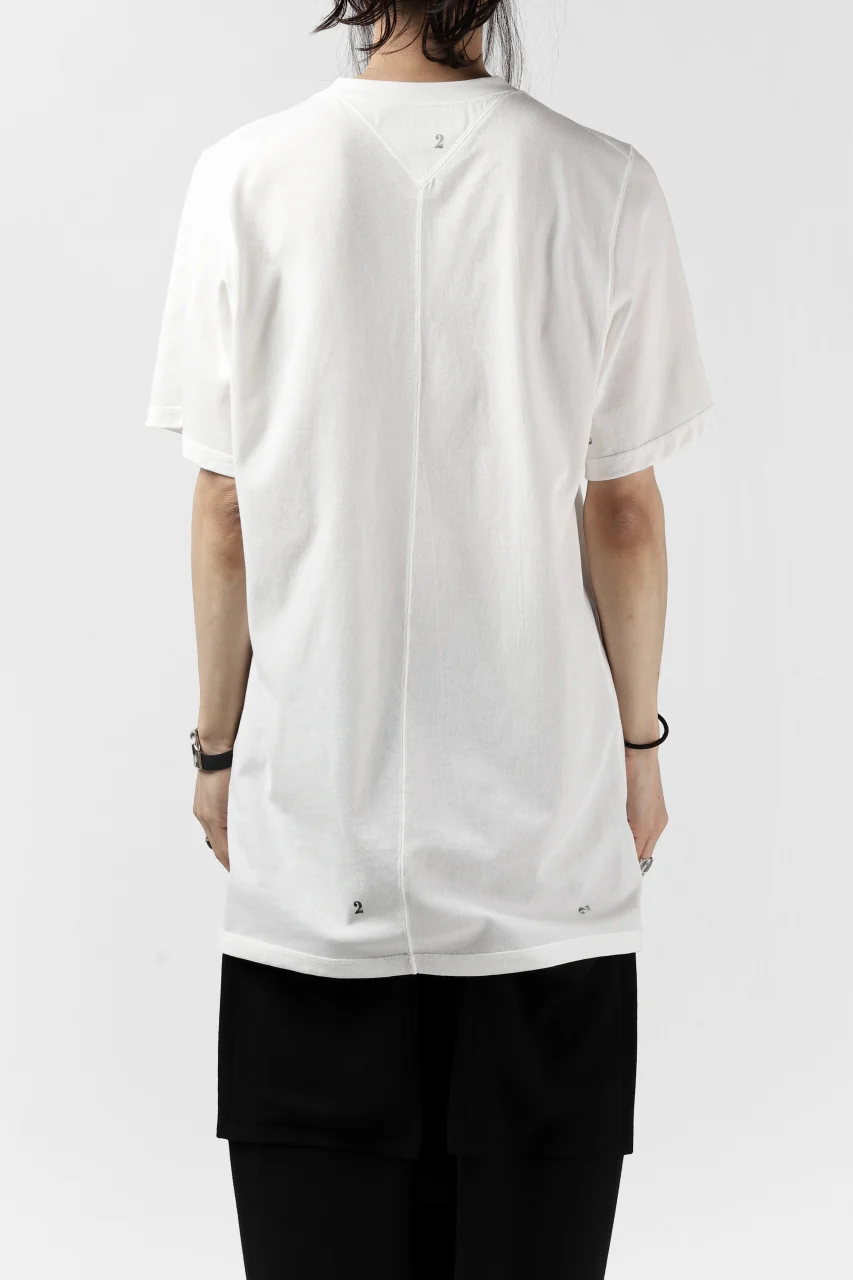 KLASICA MORE(edit.2) LOOSEY T-SHIRT / DRY TWILL JERSEY (ECRU) - Image 5