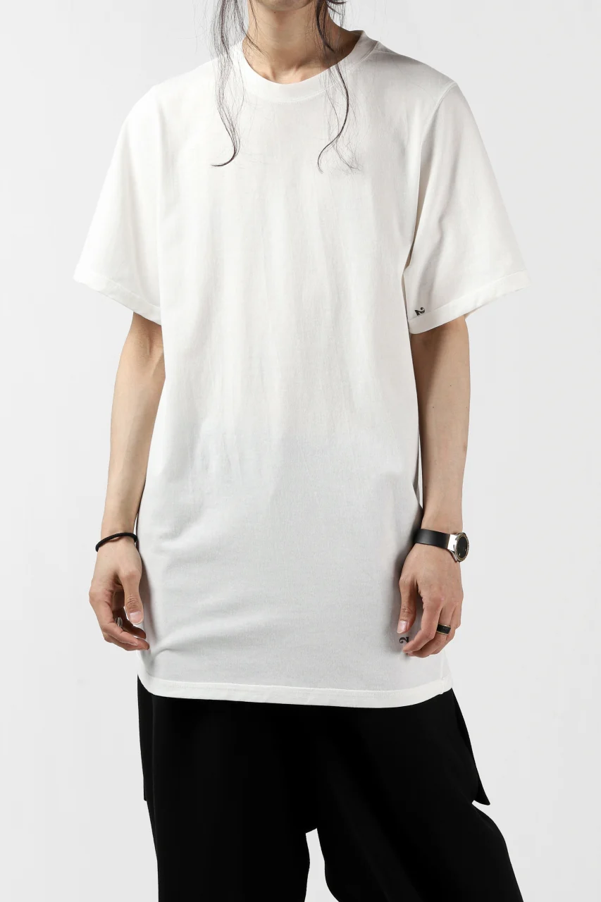 KLASICA MORE(edit.2) LOOSEY T-SHIRT / DRY TWILL JERSEY (ECRU) - Image 6