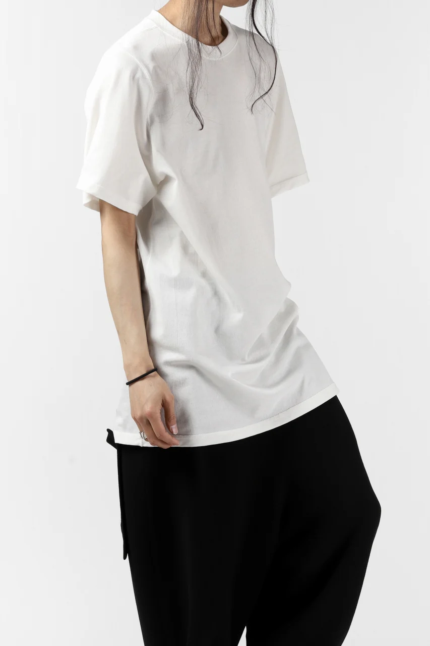 KLASICA MORE(edit.2) LOOSEY T-SHIRT / DRY TWILL JERSEY (ECRU) - Image 7