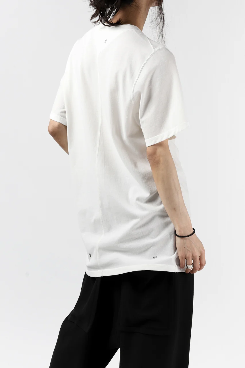 KLASICA MORE(edit.2) LOOSEY T-SHIRT / DRY TWILL JERSEY (ECRU) - Image 8
