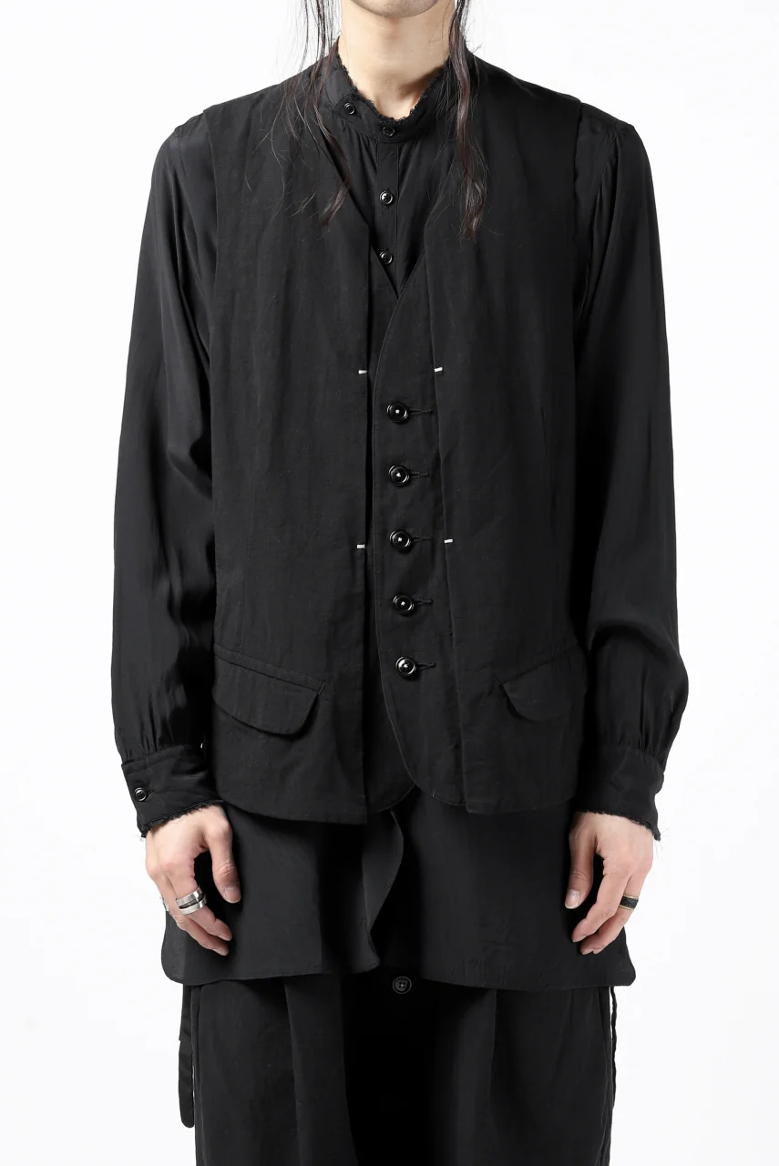 KLASICA REVOLT VEST / TRI MIX HIGH DENSITY PLAIN (BLACK) - Image 2