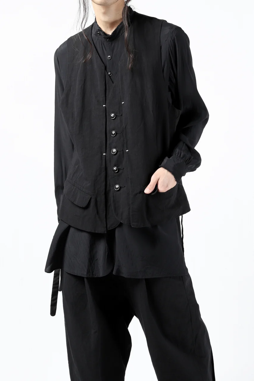 KLASICA REVOLT VEST / TRI MIX HIGH DENSITY PLAIN (BLACK) - Image 3