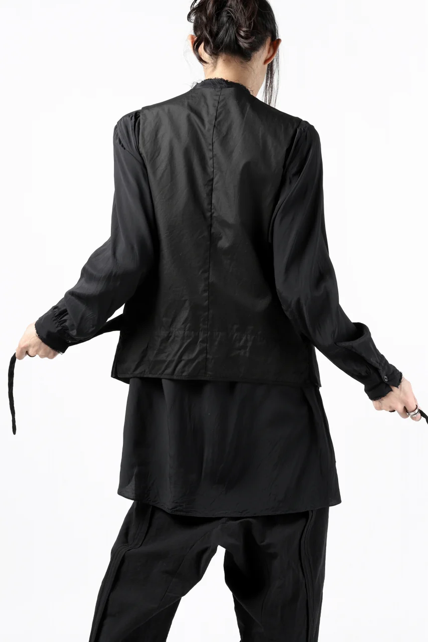 KLASICA REVOLT VEST / TRI MIX HIGH DENSITY PLAIN (BLACK) - Image 6