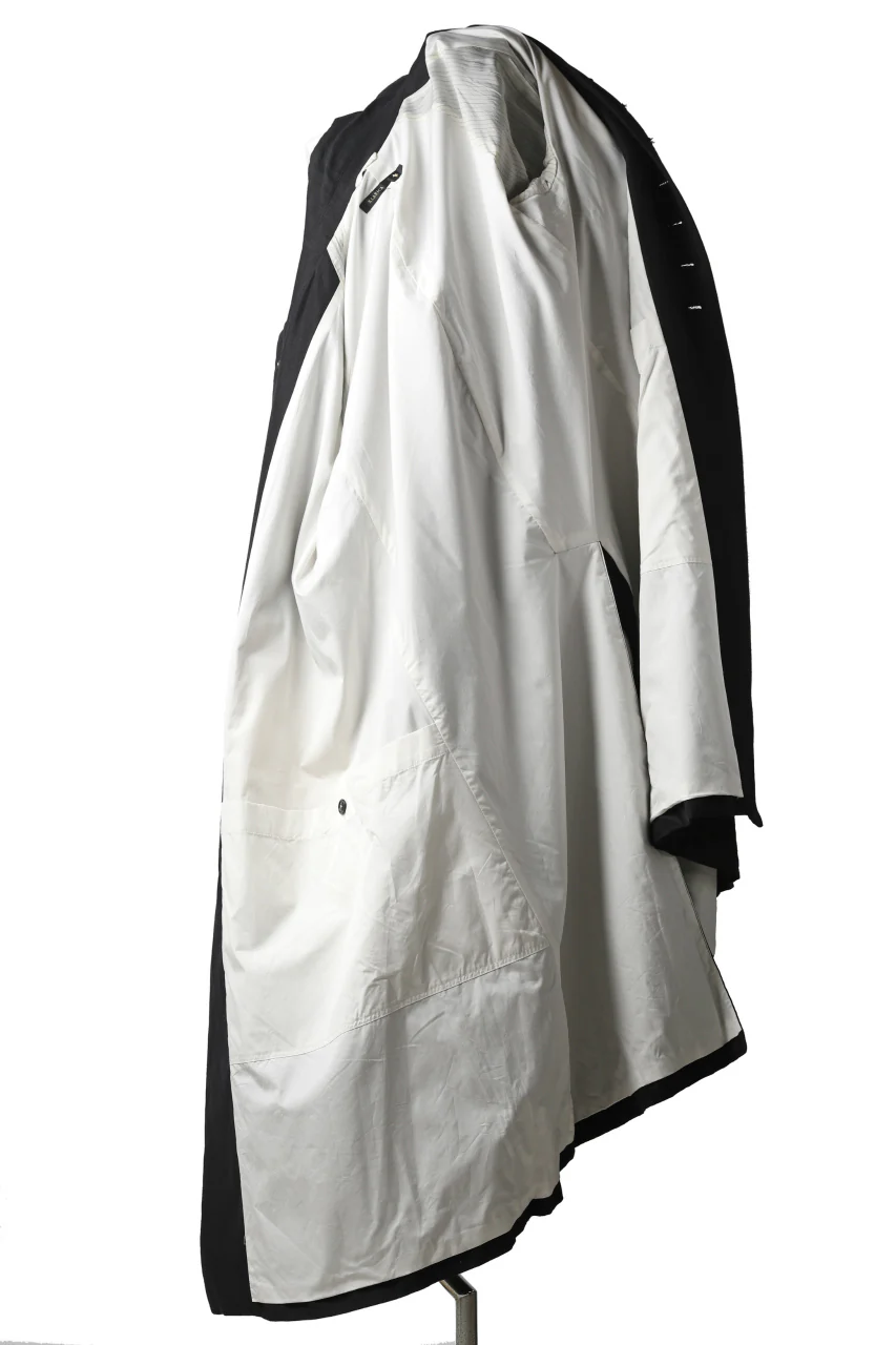 KLASICA REX CHRONO CLASSIC LONG COAT / SERGE WOOL&RAMIE (IRON) - Image 13