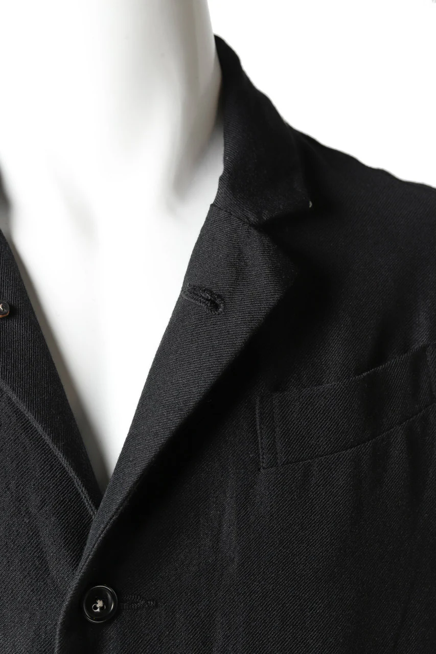KLASICA REX CHRONO CLASSIC LONG COAT / SERGE WOOL&RAMIE (IRON) - Image 22