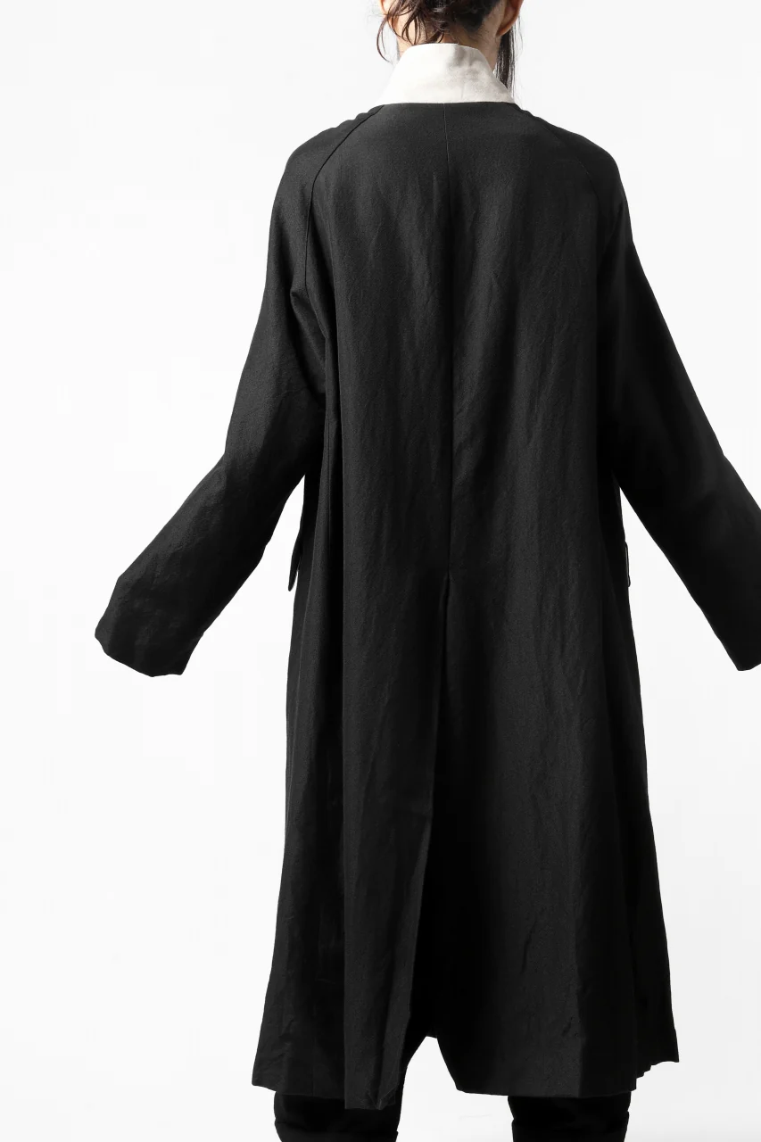 KLASICA REX CHRONO CLASSIC LONG COAT / SERGE WOOL&RAMIE (IRON) - Image 30
