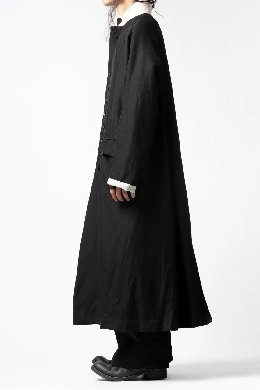 KLASICA REX CHRONO CLASSIC LONG COAT / SERGE WOOL&RAMIE (IRON) - Image 33