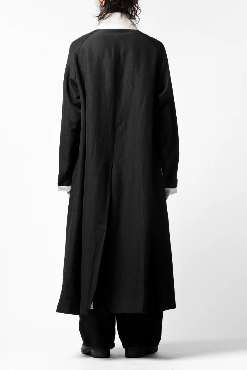 KLASICA REX CHRONO CLASSIC LONG COAT / SERGE WOOL&RAMIE (IRON) - Image 36