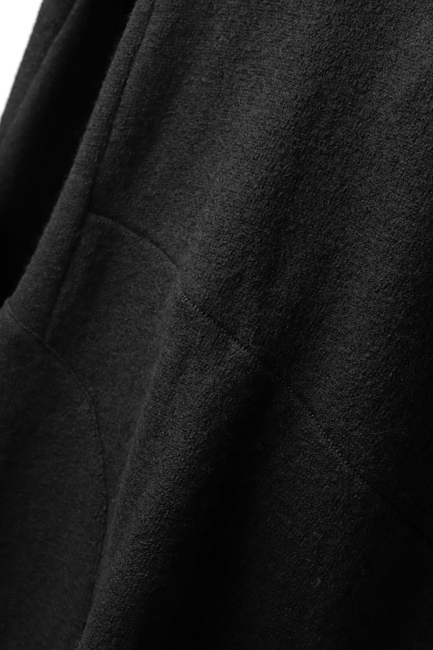 KLASICA SAB CREW PULL OVER / WOOL&COTTON JERSEY (BLACK) - Image 18