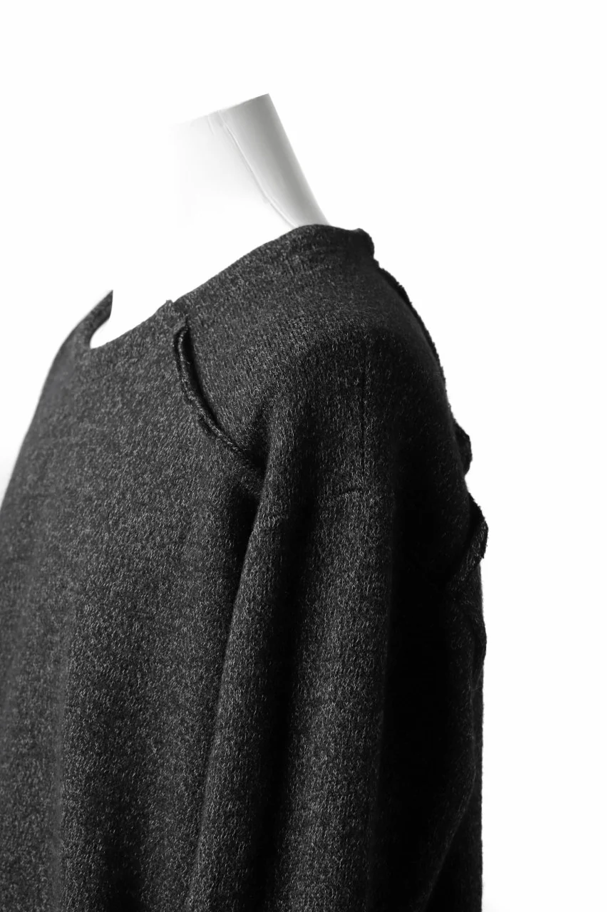 KLASICA SAB CREW PULL OVER / WOOL&COTTON JERSEY (HEATHER) - Image 11