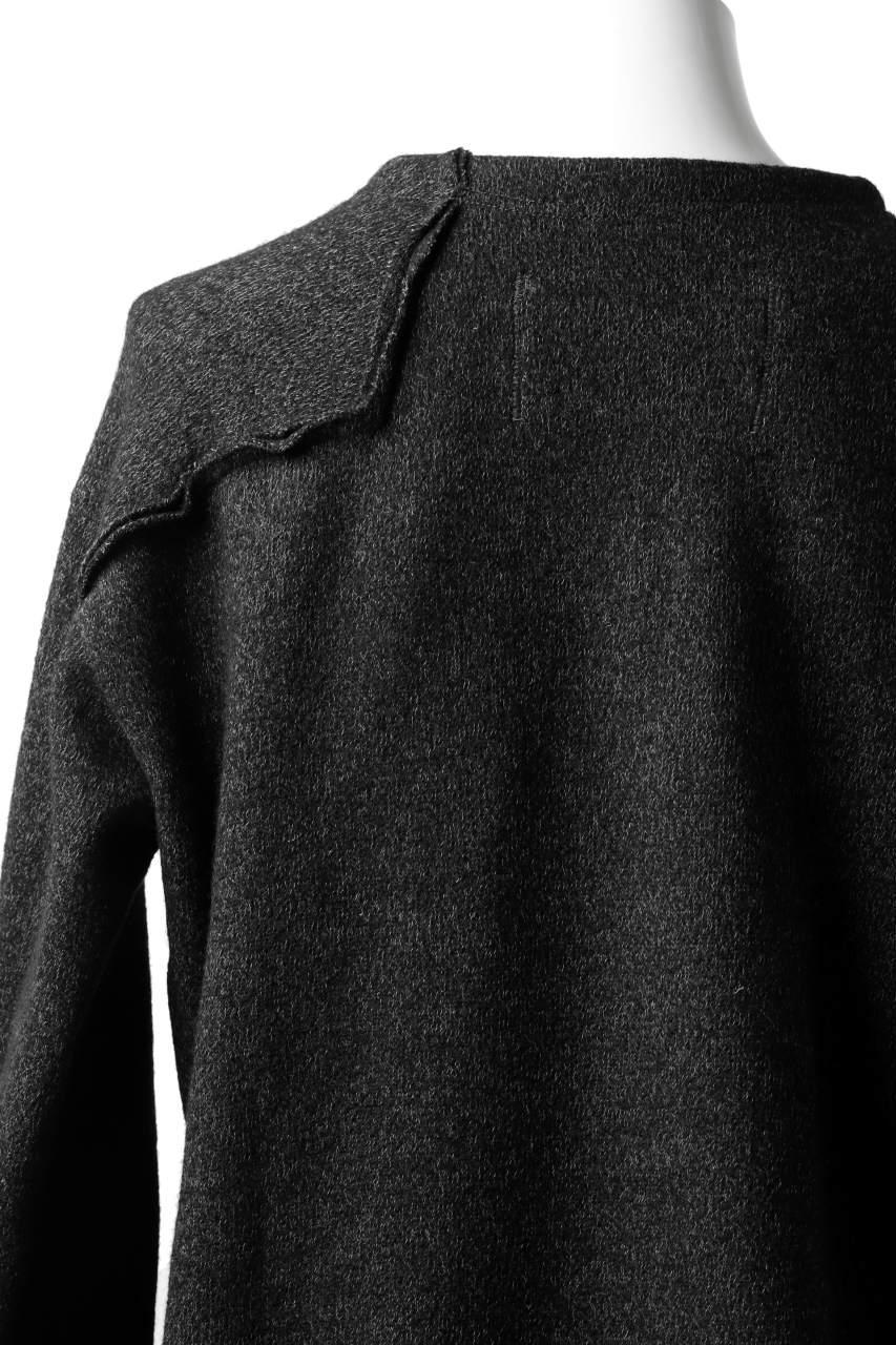 KLASICA SAB CREW PULL OVER / WOOL&COTTON JERSEY (HEATHER) - Image 13