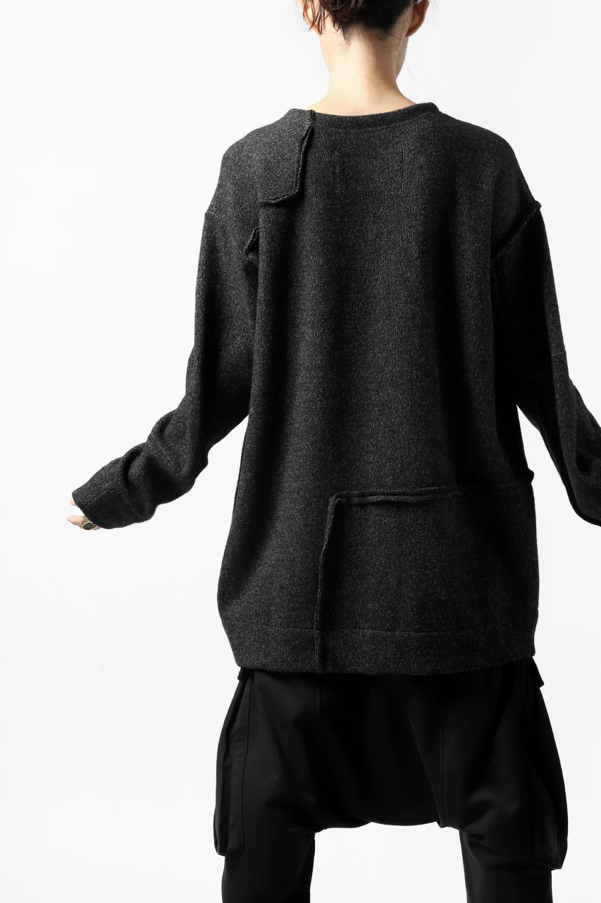 KLASICA SAB CREW PULL OVER / WOOL&COTTON JERSEY (HEATHER) - Image 18