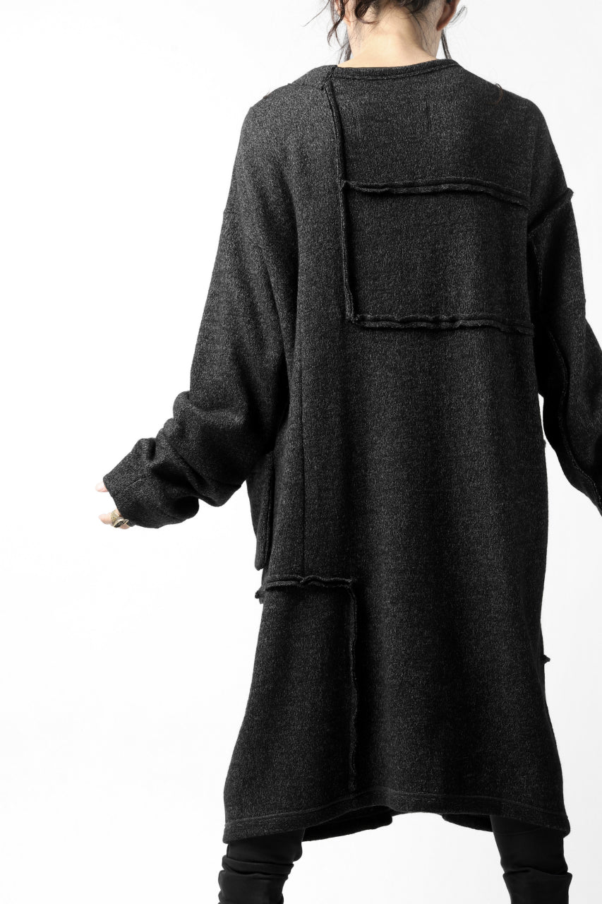 KLASICA SAB GENOU CARDIGAN-COAT / WOOL&COTTON JERSEY (HEATHER) - Image 10