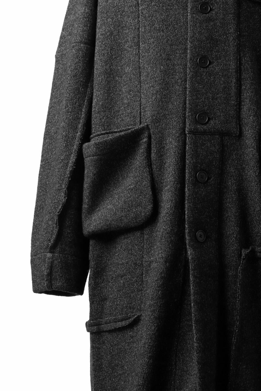 KLASICA SAB GENOU CARDIGAN-COAT / WOOL&COTTON JERSEY (HEATHER) - Image 20