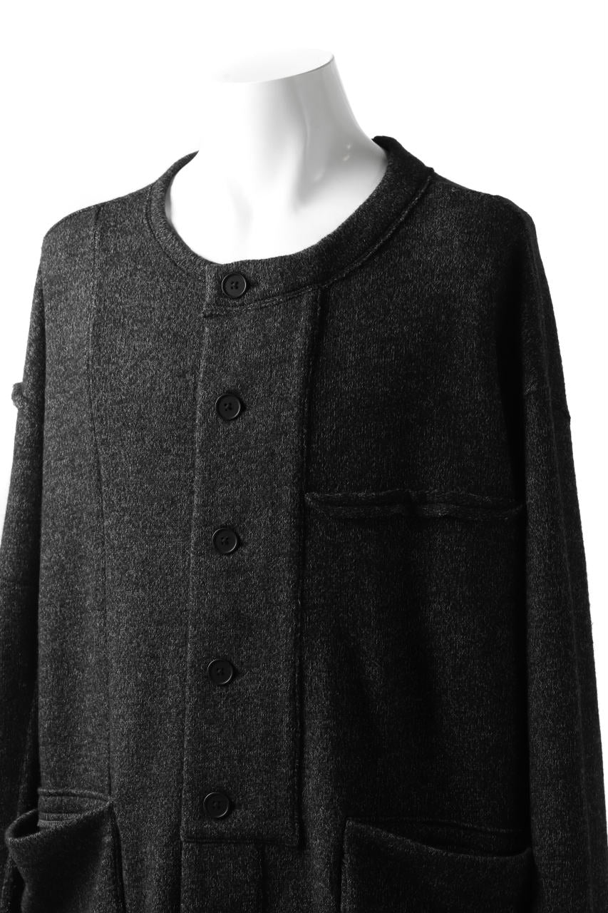 KLASICA SAB GENOU CARDIGAN-COAT / WOOL&COTTON JERSEY (HEATHER) - Image 21