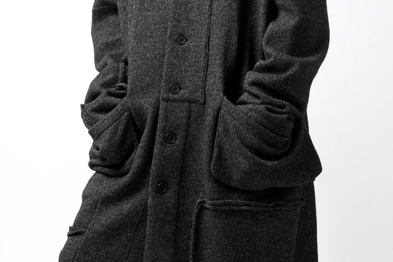 KLASICA SAB GENOU CARDIGAN-COAT / WOOL&COTTON JERSEY (HEATHER) - Image 30