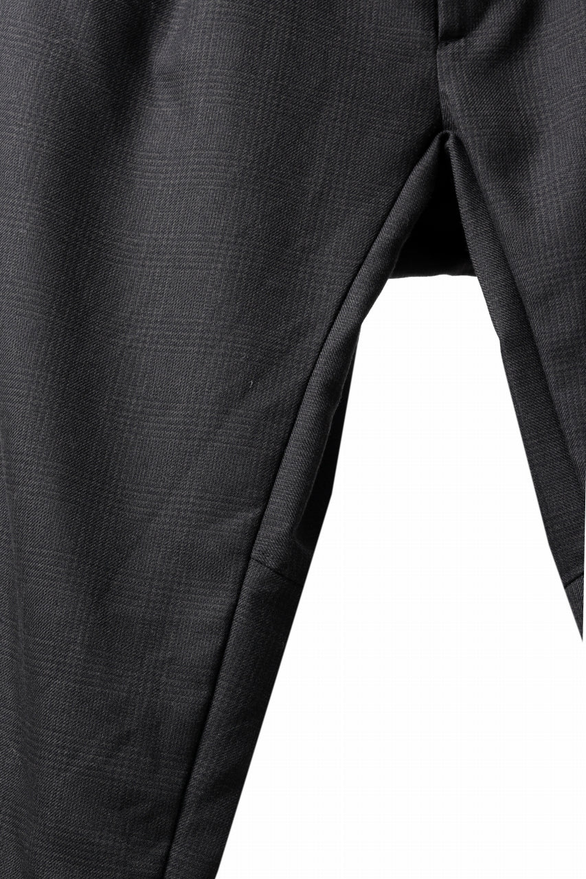 KLASICA SABRON CONSTRUCTED TROUSERS / REPULSION NIGHT GLEN CHECK WOOL (SHADOW CHECK) - Image 10