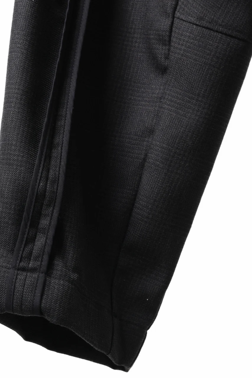 KLASICA SABRON CONSTRUCTED TROUSERS / REPULSION NIGHT GLEN CHECK WOOL (SHADOW CHECK) - Image 13