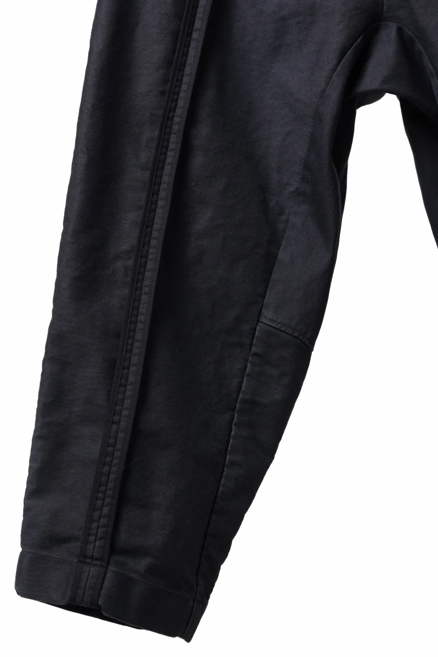 KLASICA SABRON CONSTRUCTED TROUSERS / SURPHER DYED MOLE SKIN (DEEP SEA) - Image 12