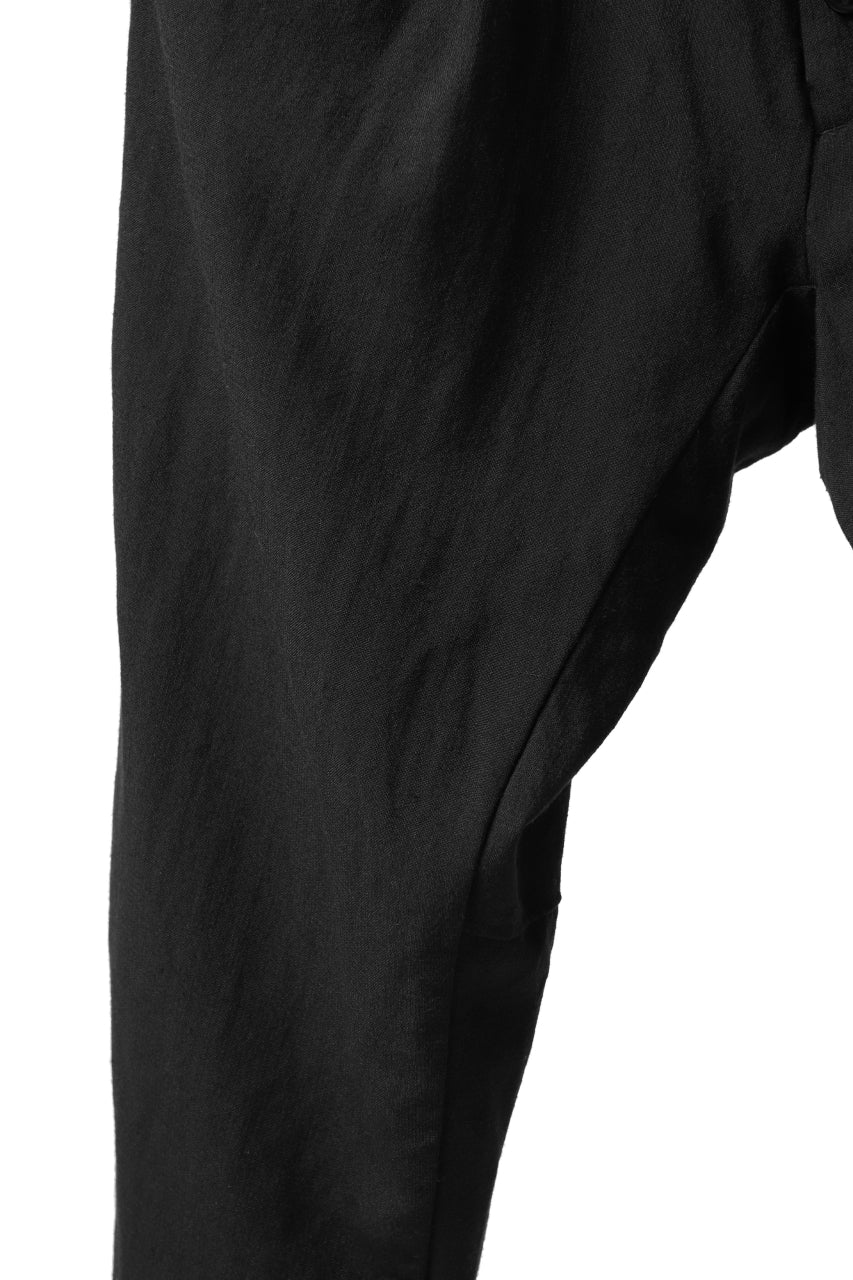 KLASICA SABRON WIDE TAPERED TROUSERS / MONOTONE HOUND TOOTH (BLACK) - Image 22