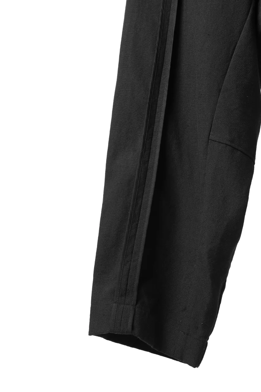 KLASICA SABRON WIDE TAPERED TROUSERS / MONOTONE HOUND TOOTH (BLACK) - Image 27