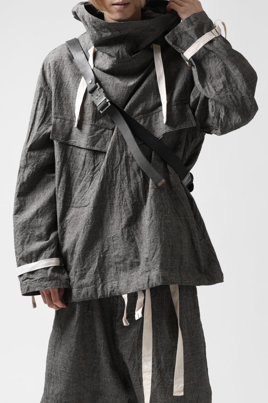 KLASICA SALVATION ANORAK PARKA / ORIGINAL PONGEE NEP (GLEN CHECK) - Image 3