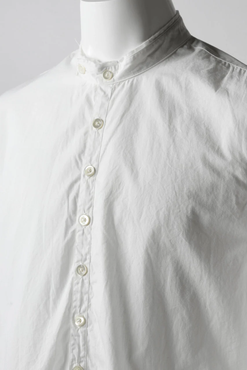 KLASICA SH-021 VINTAGE PATTERN SHIRT / WASHABLE BROAD (WHITE) - Image 13