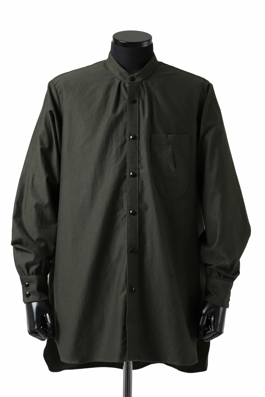 KLASICA SH-038 ATELIER SHIRT / SOFT MICRO MOLESKIN (LOG WOOD)