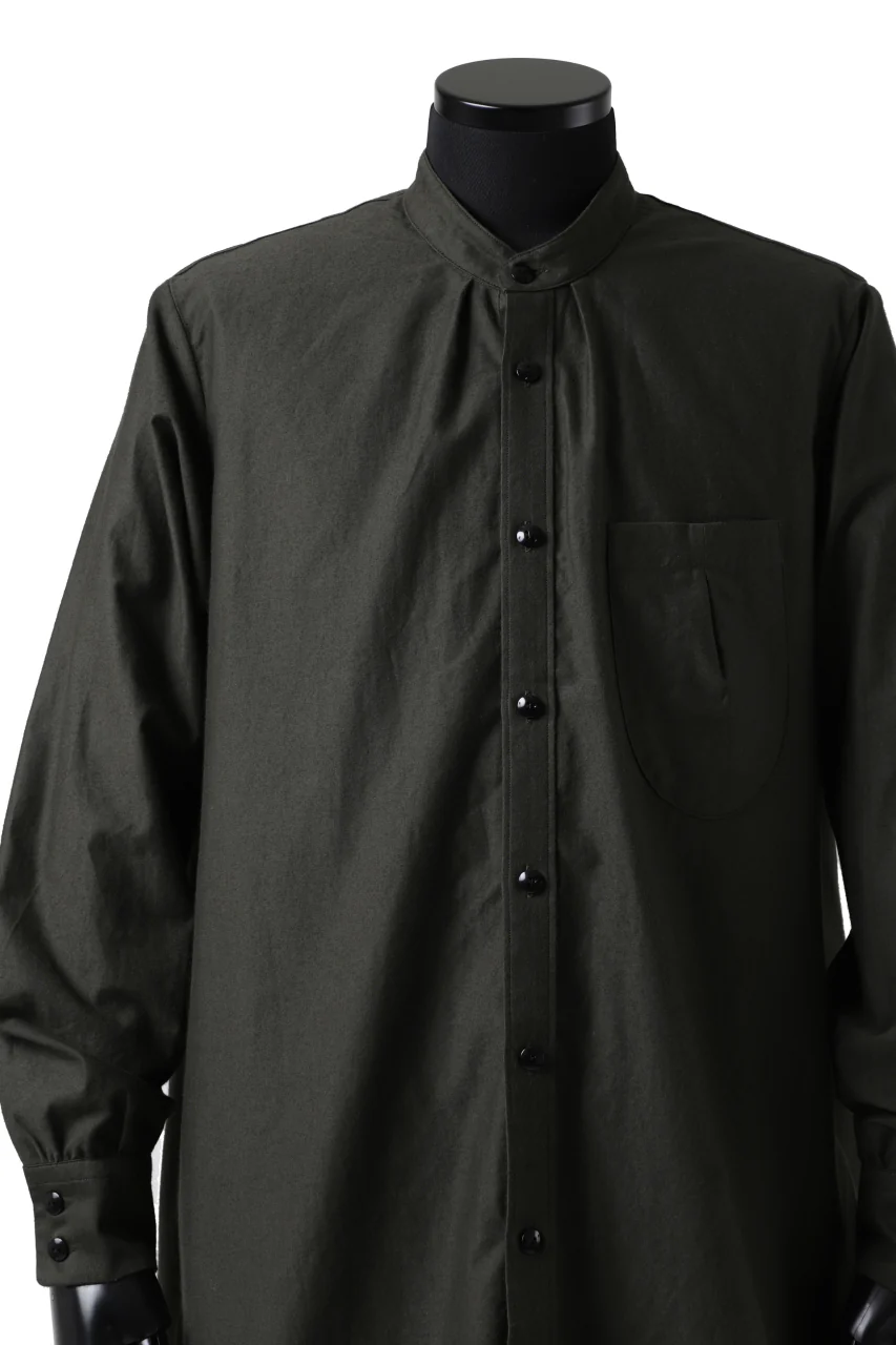KLASICA SH-038 ATELIER SHIRT / SOFT MICRO MOLESKIN (LOG WOOD) - Image 10