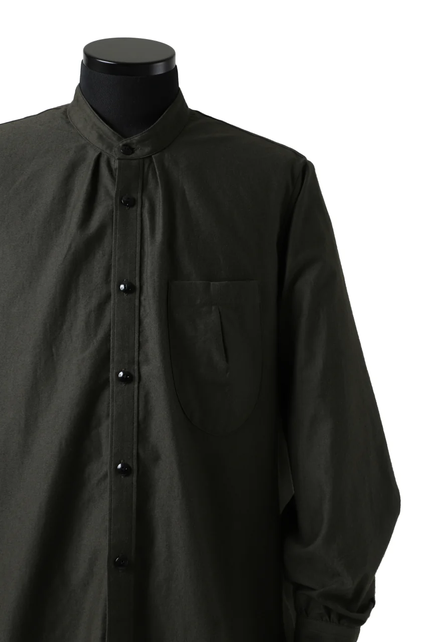 KLASICA SH-038 ATELIER SHIRT / SOFT MICRO MOLESKIN (LOG WOOD) - Image 11