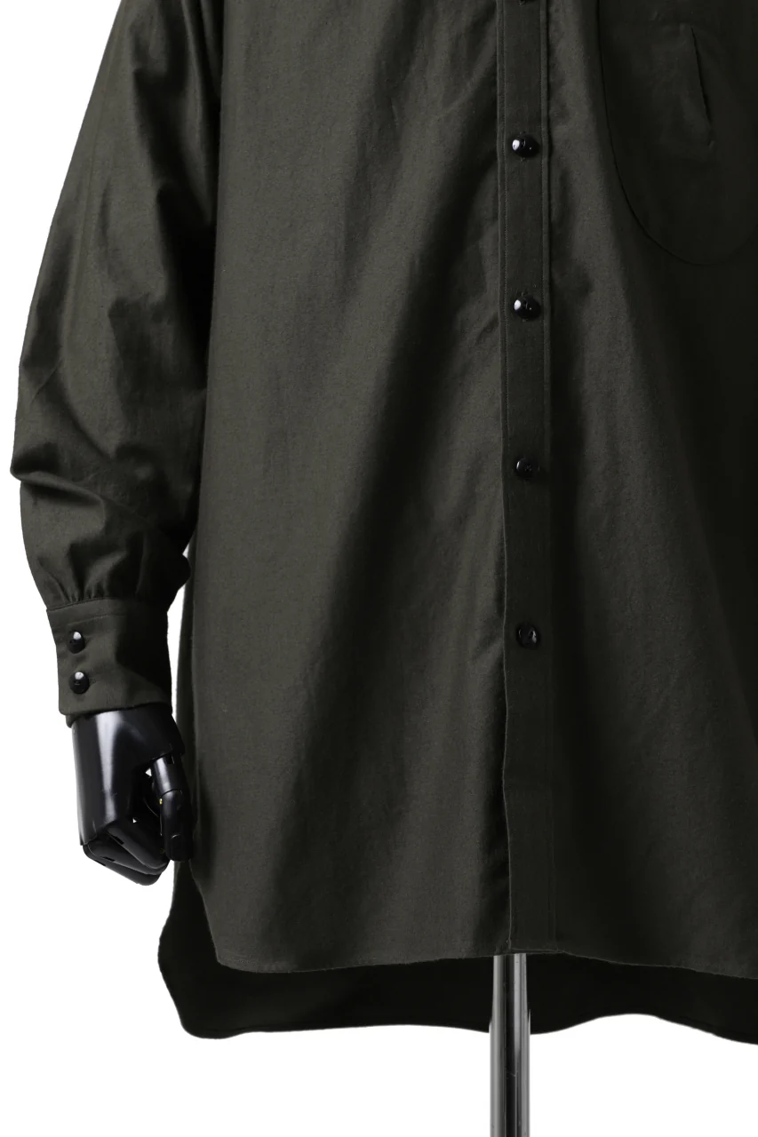 KLASICA SH-038 ATELIER SHIRT / SOFT MICRO MOLESKIN (LOG WOOD) - Image 12