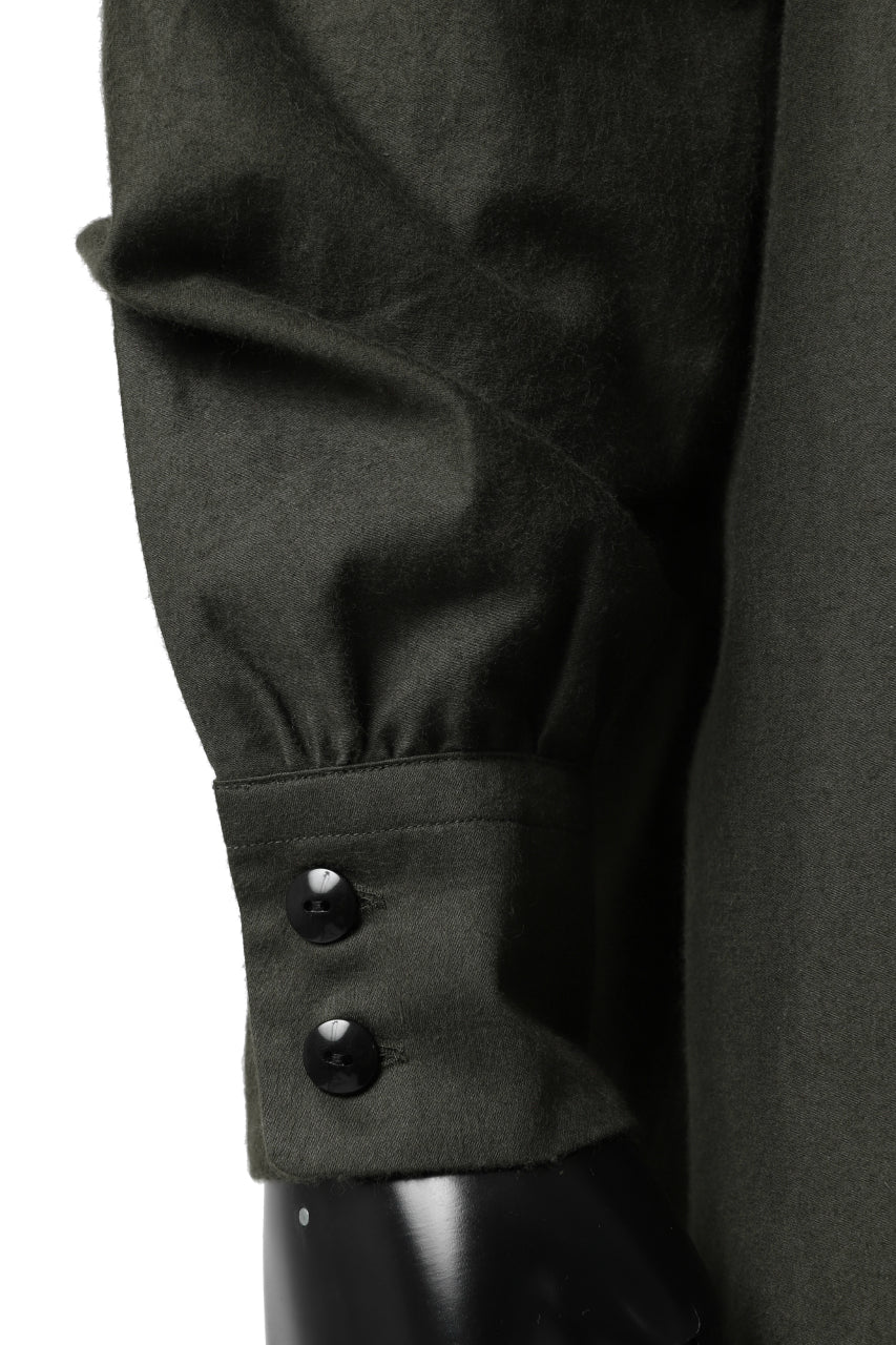 KLASICA SH-038 ATELIER SHIRT / SOFT MICRO MOLESKIN (LOG WOOD) - Image 13