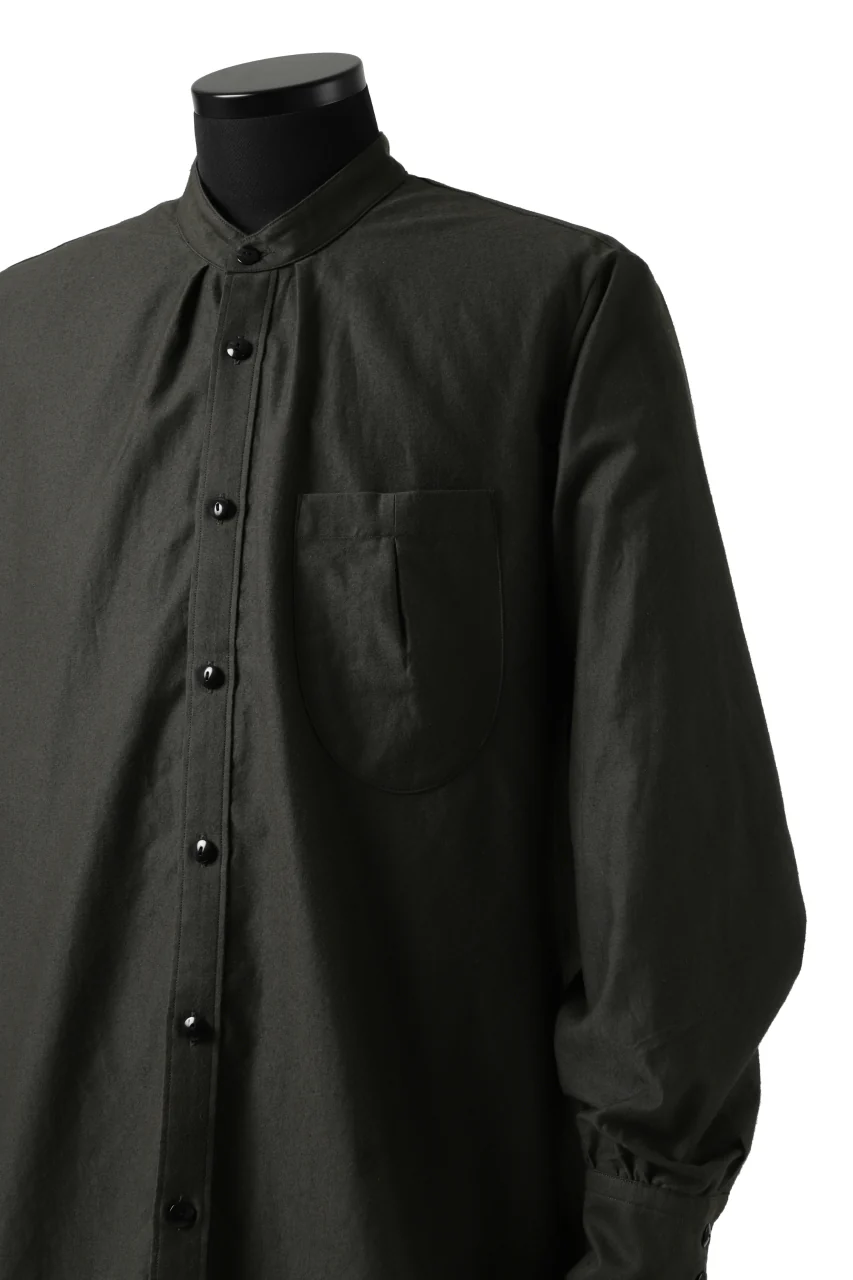 KLASICA SH-038 ATELIER SHIRT / SOFT MICRO MOLESKIN (LOG WOOD) - Image 15