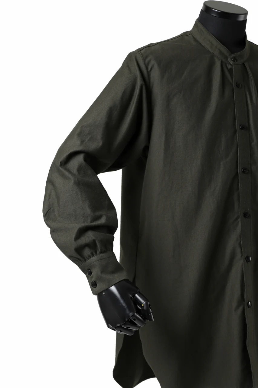 KLASICA SH-038 ATELIER SHIRT / SOFT MICRO MOLESKIN (LOG WOOD) - Image 16