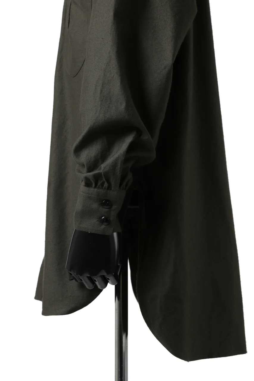 KLASICA SH-038 ATELIER SHIRT / SOFT MICRO MOLESKIN (LOG WOOD) - Image 17