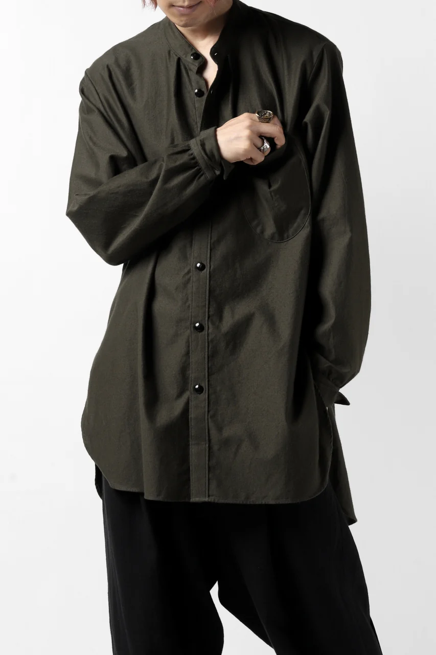KLASICA SH-038 ATELIER SHIRT / SOFT MICRO MOLESKIN (LOG WOOD) - Image 2