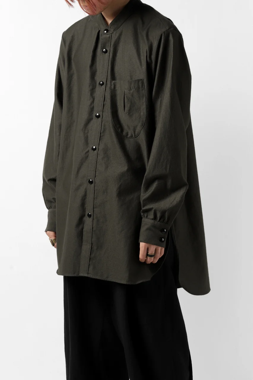 KLASICA SH-038 ATELIER SHIRT / SOFT MICRO MOLESKIN (LOG WOOD) - Image 20