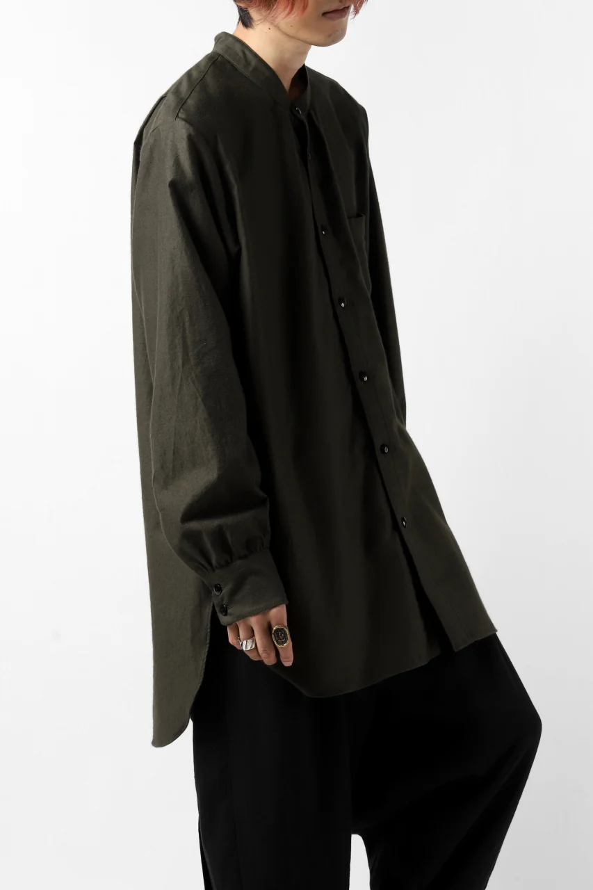 KLASICA SH-038 ATELIER SHIRT / SOFT MICRO MOLESKIN (LOG WOOD) - Image 21